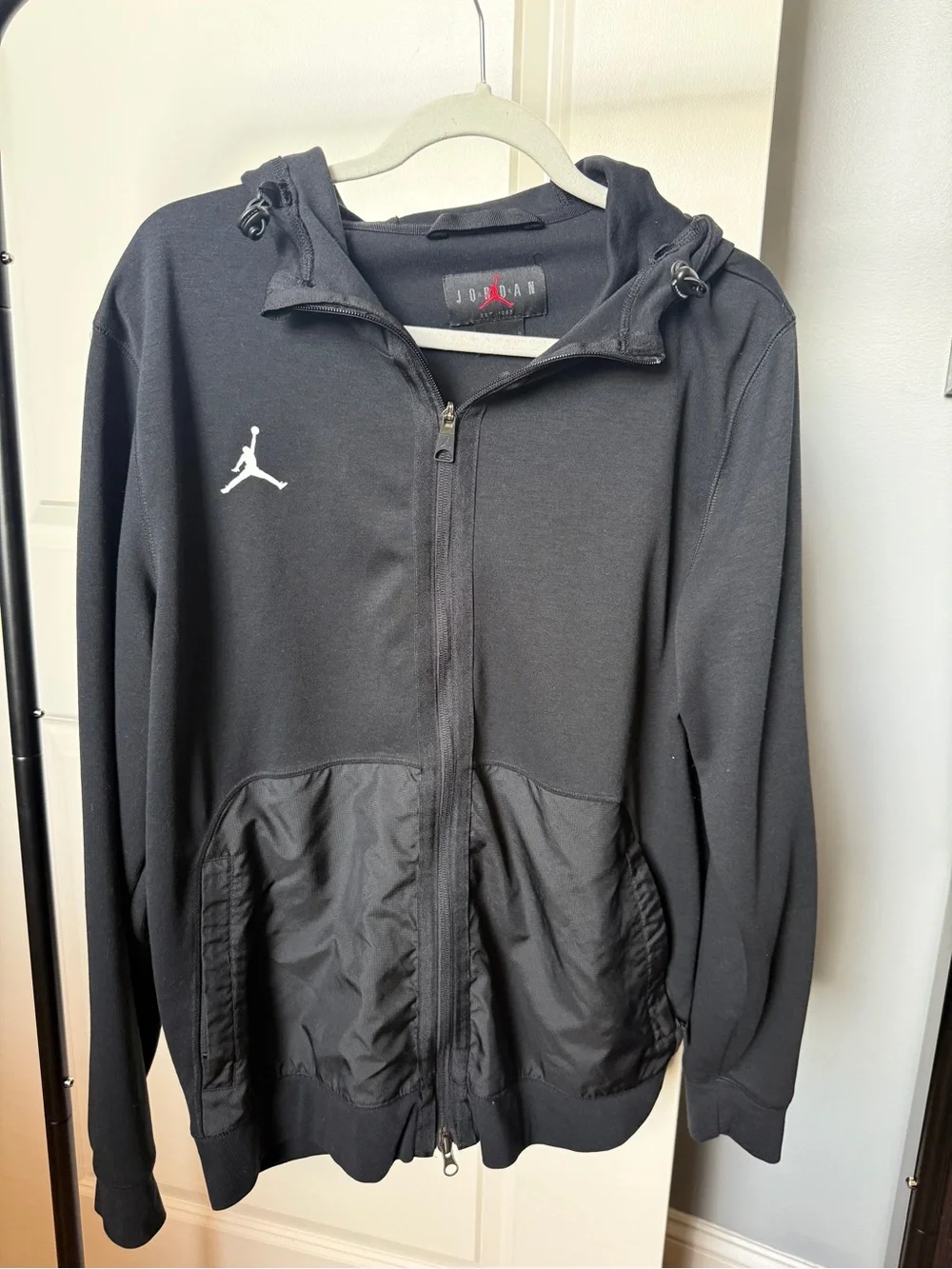 Jordan Large Dri-FIT Full-Zip Hoodie (Black